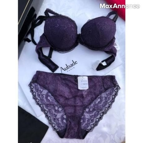 ENSEMBLE PARURE LINGERIE Aubade  95  - État neuf