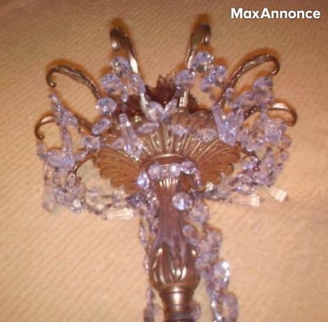 lustre strass & bronze