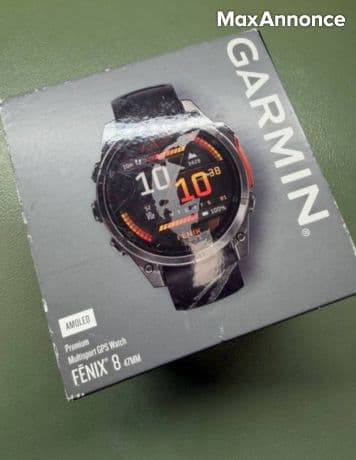 Montre connectée Garmin Fenix 8 – Boîtier 47 mm