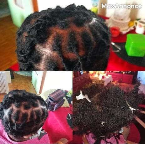 Locks à domicile départ décapage réparation coiffure