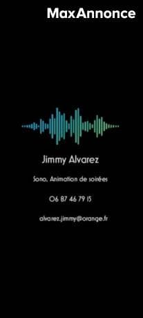 J A Sono, Animation de soirées 