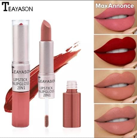 Rouge a lèvre et Lift Gloss 2 en 1. Marque Teayason en promo