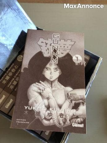 Coffret Gunnm Complet 1 à 9, 1ère Edition Glénat 1990 