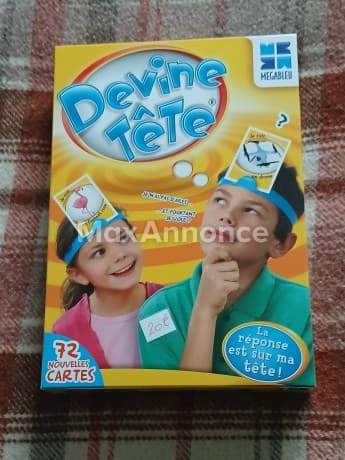 Jeux de société devine tête très bon état complet 