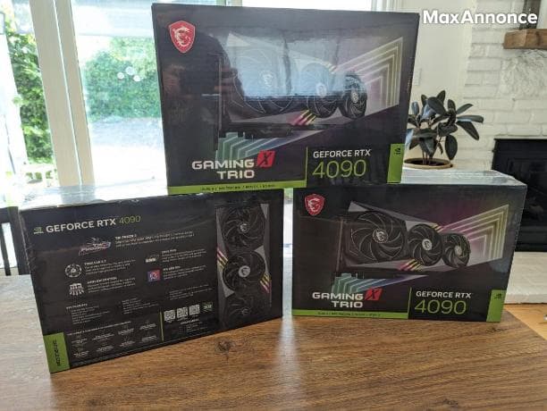  vendre MSI GeForce RTX 4090 gaming X TRIO 24GB