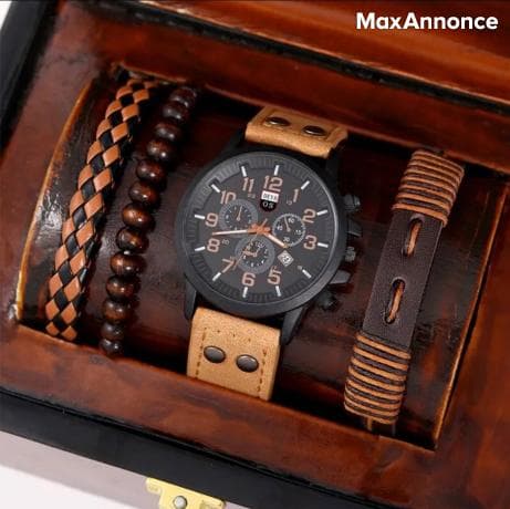 Montre homme avec bracelets. 