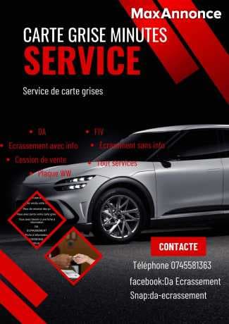 Service de carte grise 