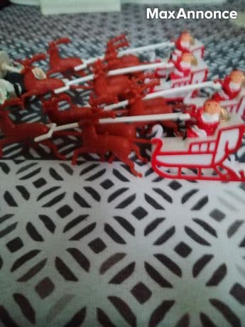 Lot de decor de bûche de Noël 