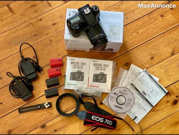 Canon EOS 70D +18-55mm IS + OVP 