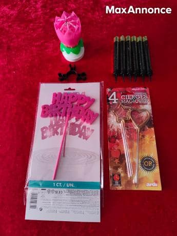 Décoration pour gâteaux d anniversaires