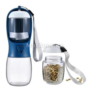 Portable Dog Water Food Feeding Bottle Leakproof