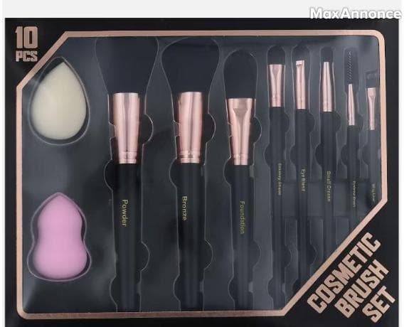 set pinceau maquillage 