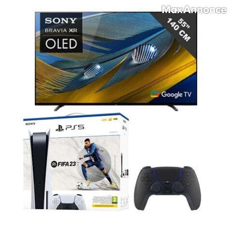 Pack Ps5 FIFA 23 + Dualsense + Tv 55' Oled Sony Xr55a80jaep