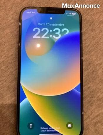 Iphone 12 Pro Max noir de 128Go.