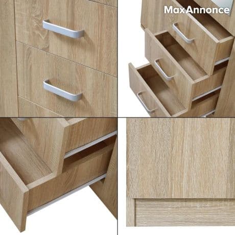 Armoire de chambre range moderne 