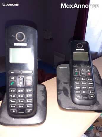 Lot 2 Téléphone sans fil