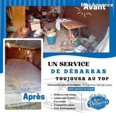 Débarras et Vide-Maison 41 | succession, vente, dyogène