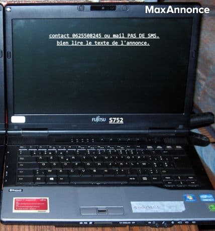 pc portable Fujitsu lifebook S752.
