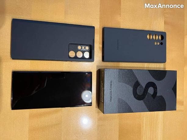 Samsung Galaxy S22 Ultra 256 Go Noir fantôme 6,80 NOUVEAU