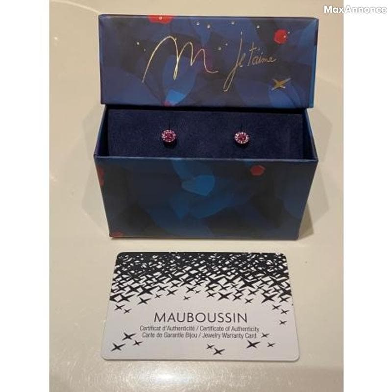 BOUCLES D'OREILLES Mauboussin  - État neuf