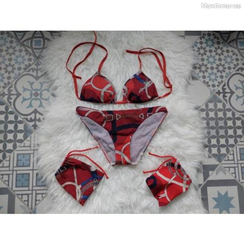 MAILLOT DE BAIN DEUX-PIÈCES Hermès 36 (S, T1) -Très bon état