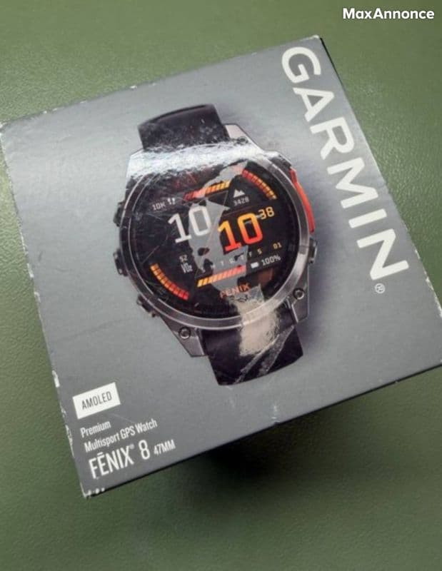 Montre connectée Garmin Fenix 8 – Boîtier 47 mm