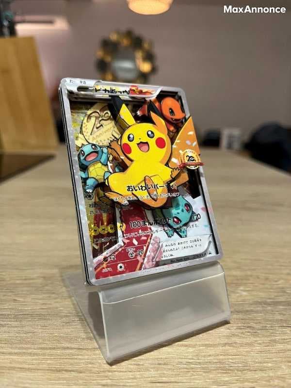 Carte 3D ShadowBox Pokemon Pikachu Promo XY 279/XY-P 