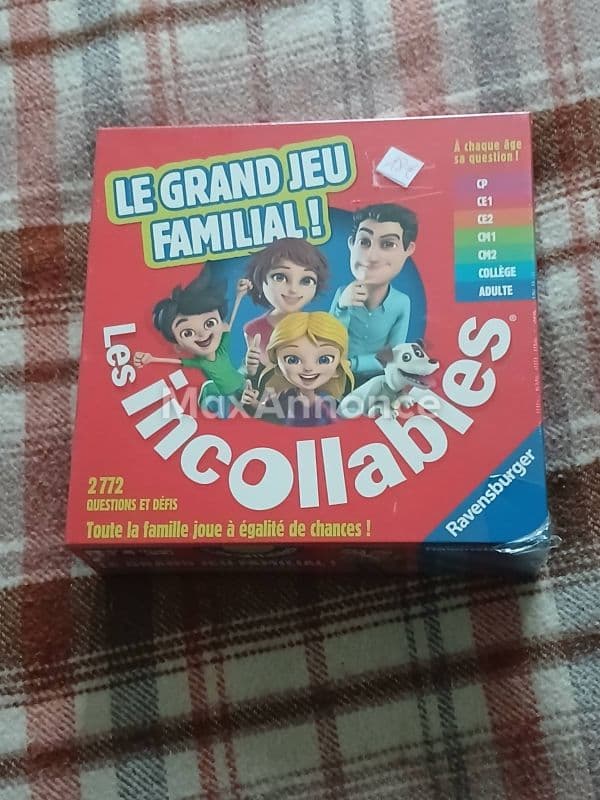 Jeux de société les incollable très bon état complet 