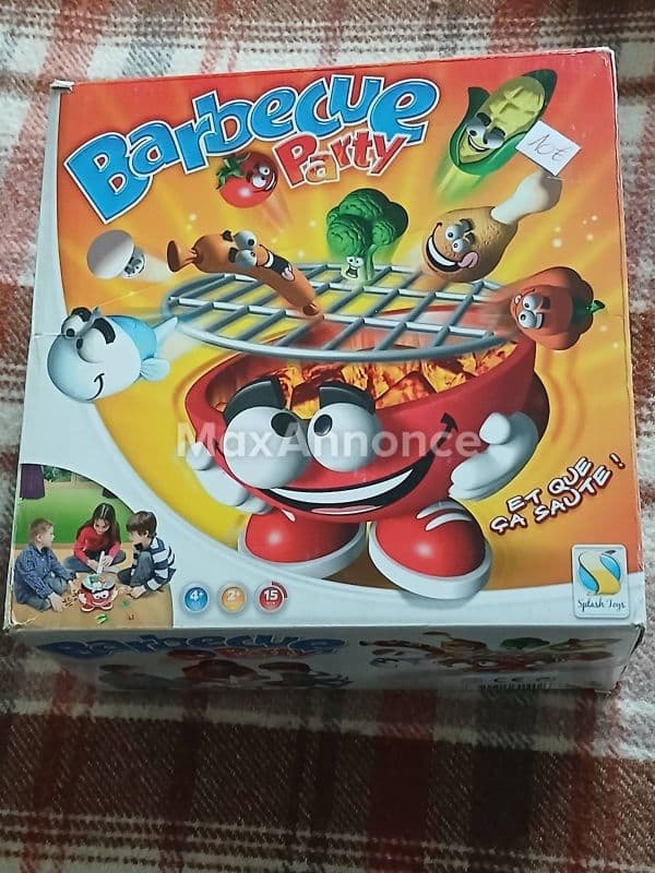 Jeux de société barbecue party très bon état complet 