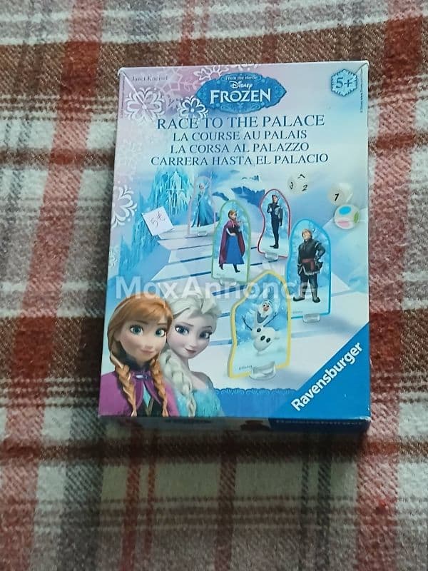 Jeux de société reine des neige très bon état complet 