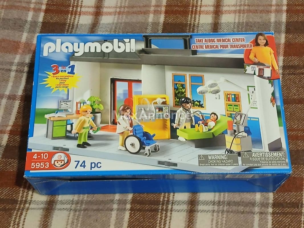 Playmobil hôpital très bon état complet 