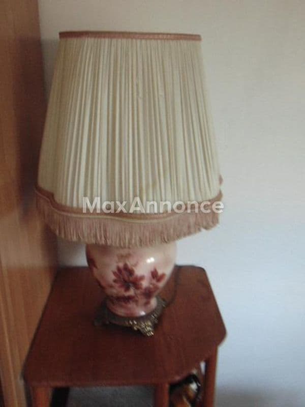 Lampe vintage signée DRIMMER Céramique laiton années 70 80
