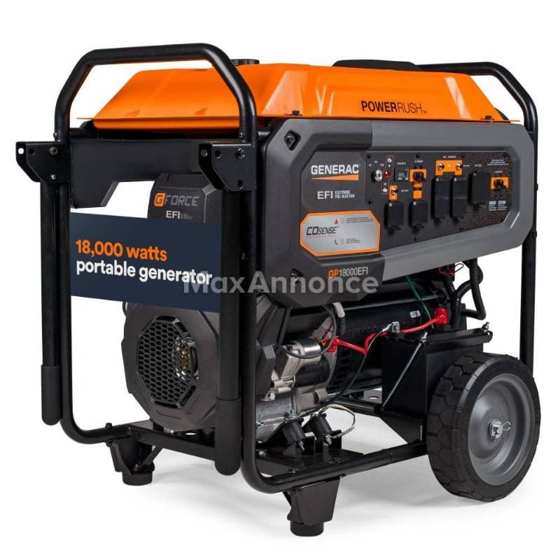 Generac 22500W Portable Gas Generator w COsense