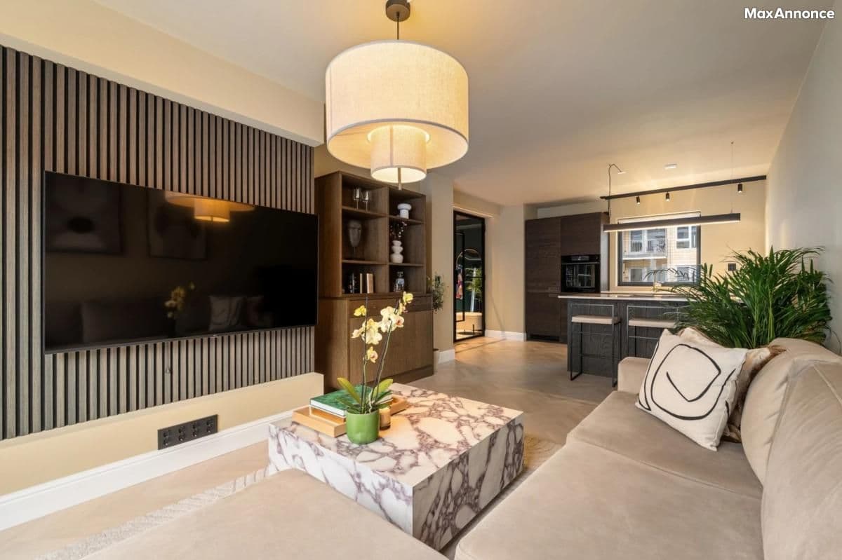 Appartement brut et somptueux de 3 pièces 63 m²