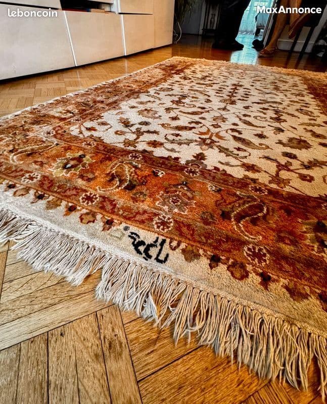 Tapis d'iran d'origine fait main