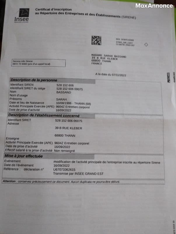entretien corporel 