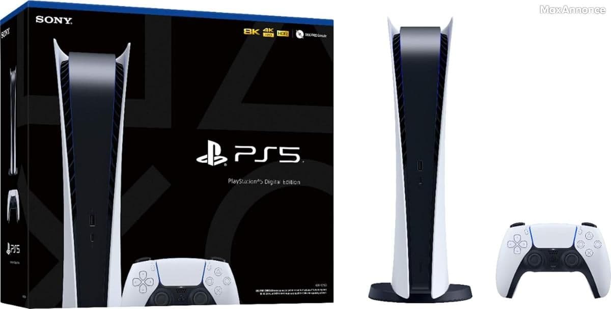 Sony PlayStation 5 PS5 Slim Console Digital Edition White 