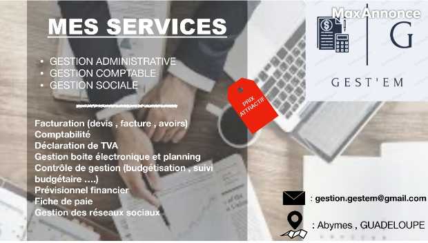 Assistance administrative et comptable 