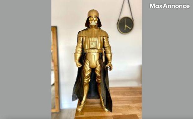 Figurine Dark Vador 80 cm,Star Wars,Or,Doré,Gold