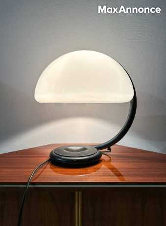 Lampe de Bureau Serpente 599 Vintage par Elio Martinelli 