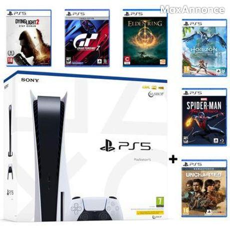Pack PlayStation 5 + 6 jeux 