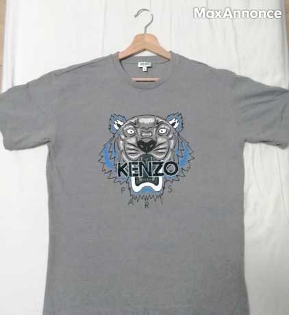 T-shirt Kenzo Tigre 'leopard' Tourterelle Taille M