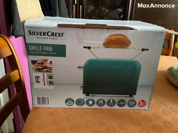 Grille pain vert neuf silvercrest 