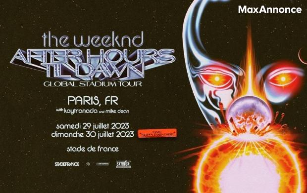 4 places THE WEEKND - Carré or - 30/07